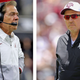 Nick Saban (esquerda) e Jimbo Fisher
